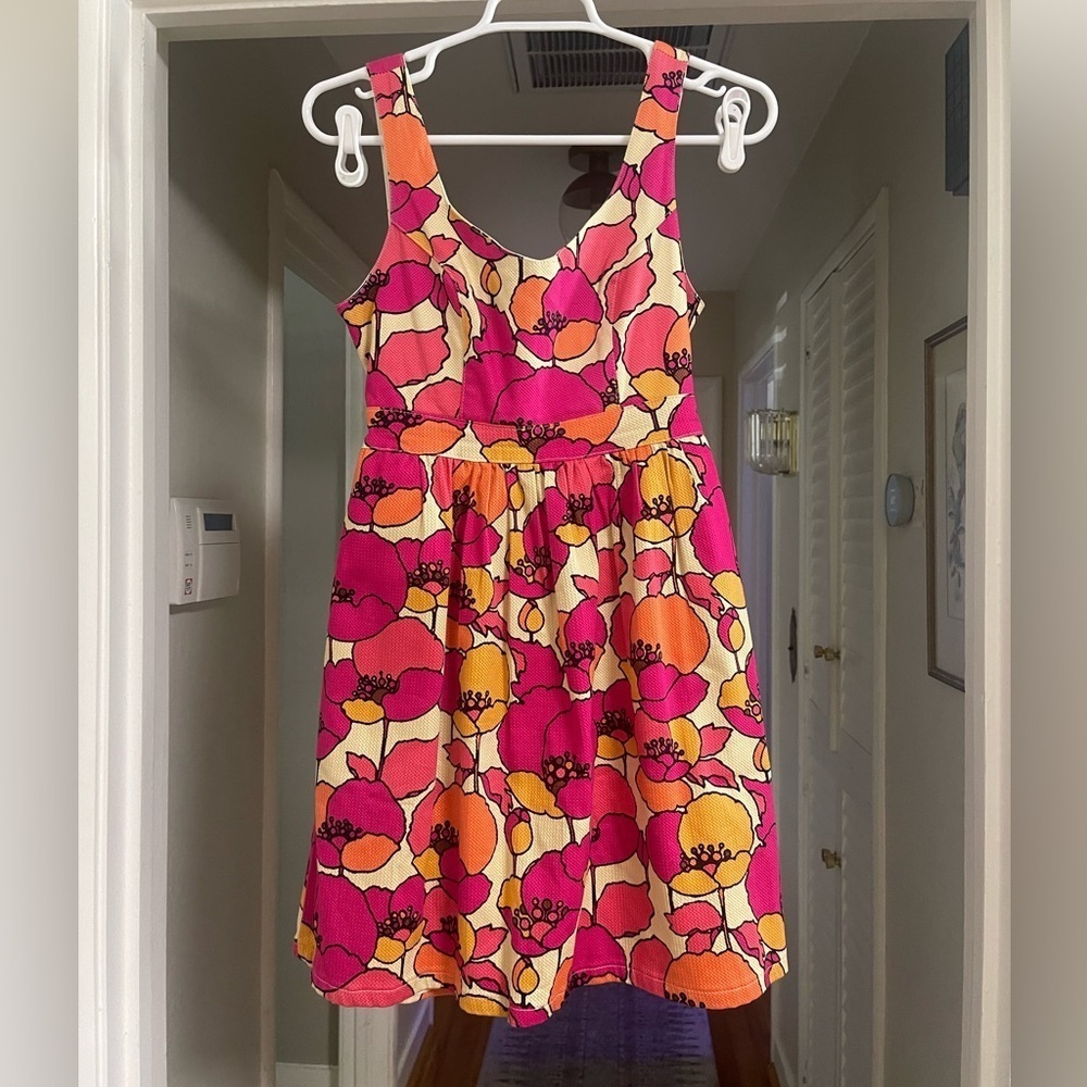 GUC Judith March Floral Fit And Flare Dress